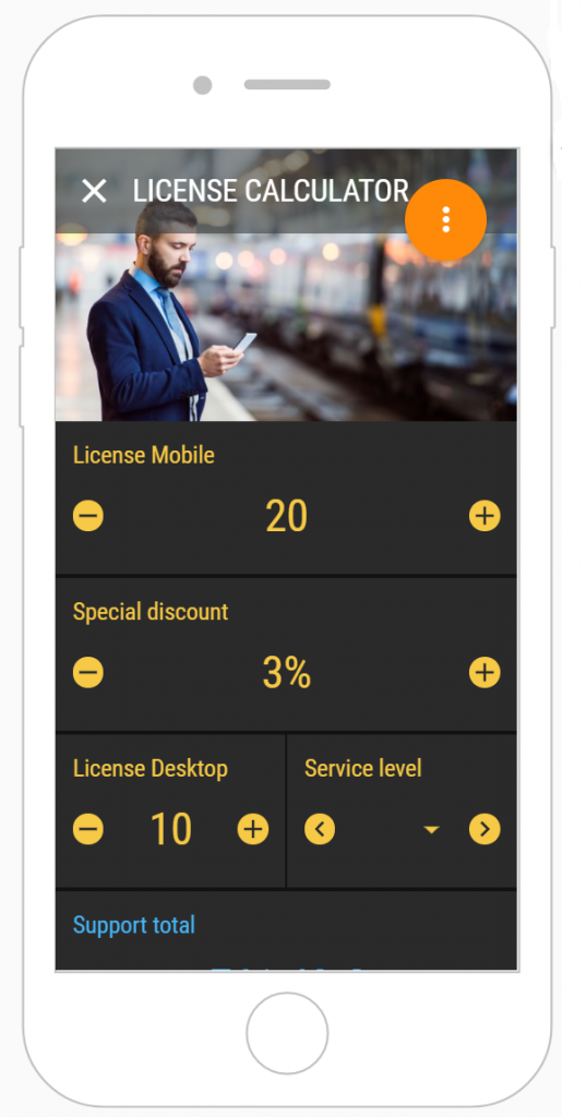 app license calculator