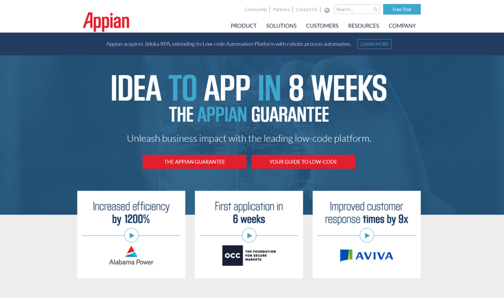 Low-code platform Appian