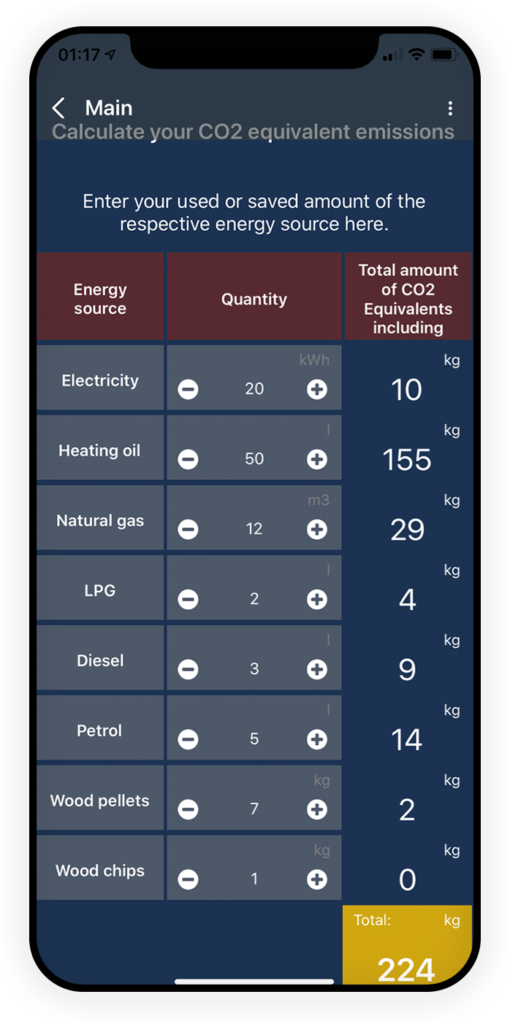 CO2 Emission Calculator App 2