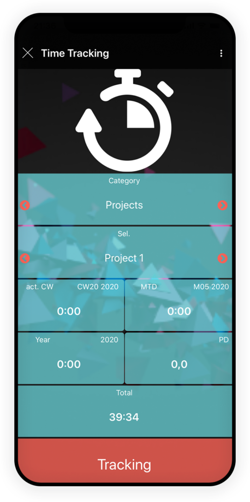 Time Tracking App 1