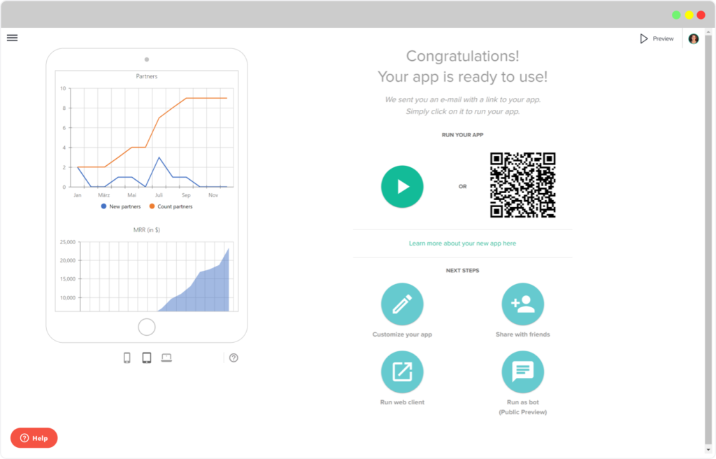 Dashboard App screen 4